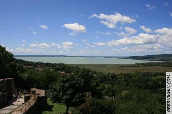 Вид на Балатон с крепости Вид на Балатон с крепости