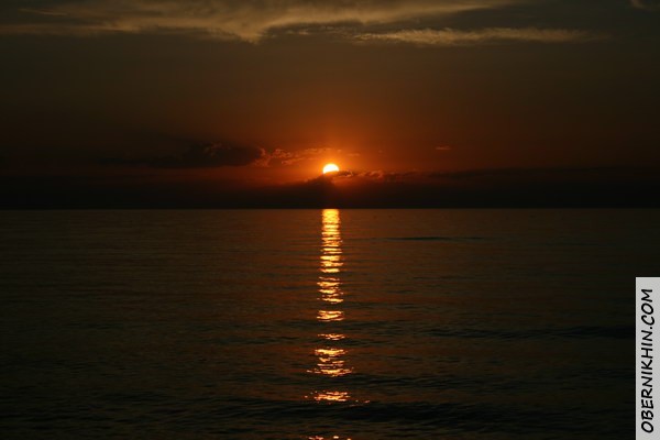 Закат на балтике