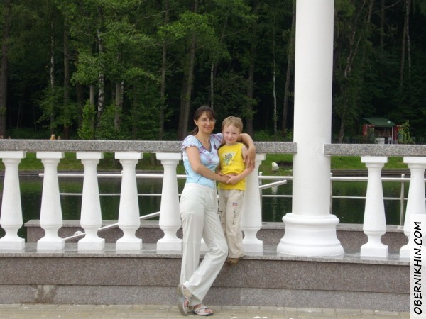 я с Сашей на мостике