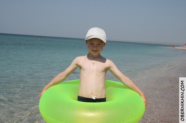 Попытка зайти в воду