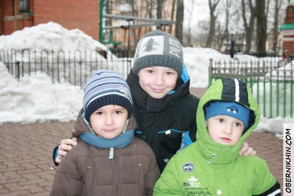 Двоюродные братики Стёпы: Саша, Петя и Тима