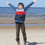 Саша в прыжке