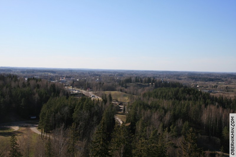 Вид с прыжкового трамплина