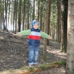 Мы с Петькой ждем старших с дистанции