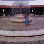 фонтан на территории отеля