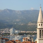 Вид на Будву в верщины цитадели