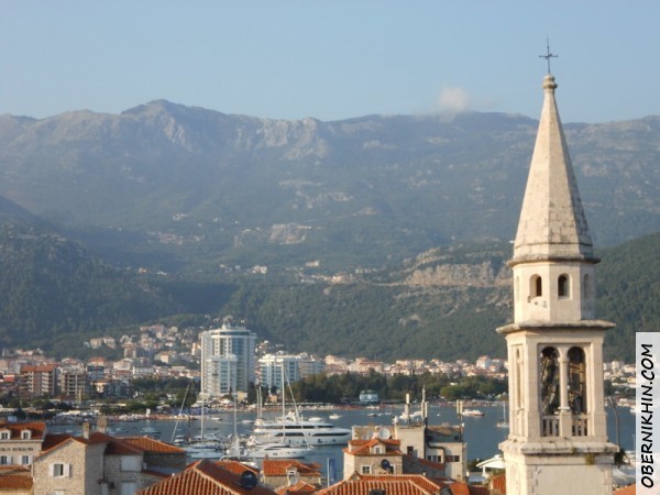 Вид на Будву в верщины цитадели