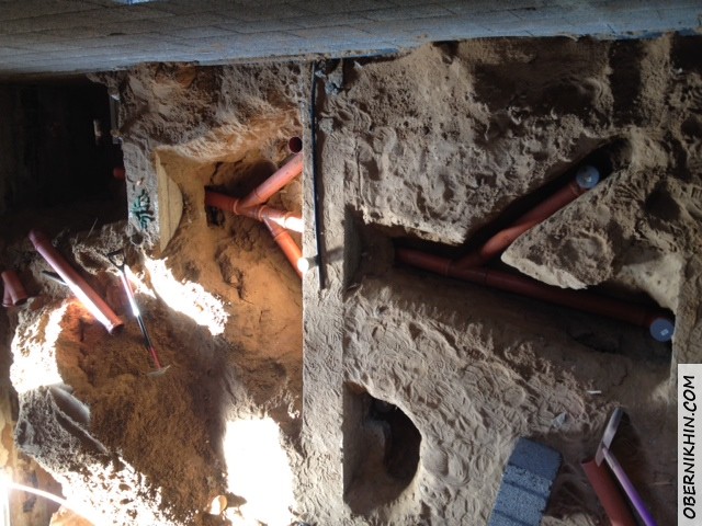 ямы с трубами