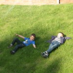 Ну и на травке надо поваляться