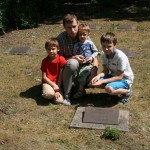 на могилке прадеда